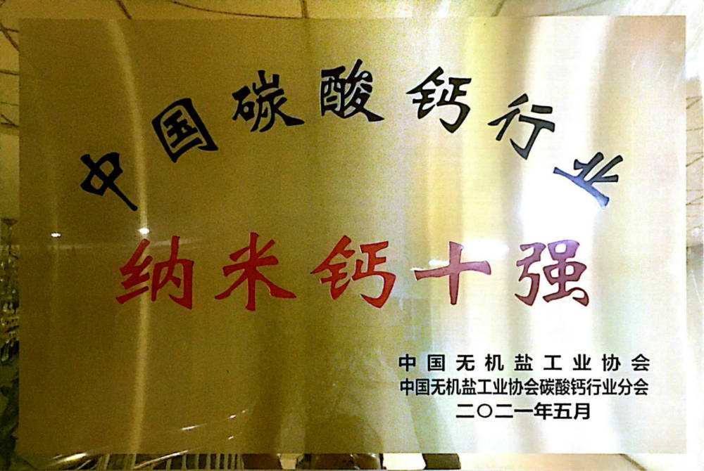 中國納米鈣十強